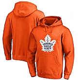 Toronto Maple Leafs Orange All Stitched Pullover Hoodie,baseball caps,new era cap wholesale,wholesale hats